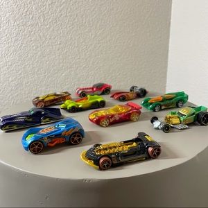 Set of 10 - Assorted Racing Themed Toy Cars